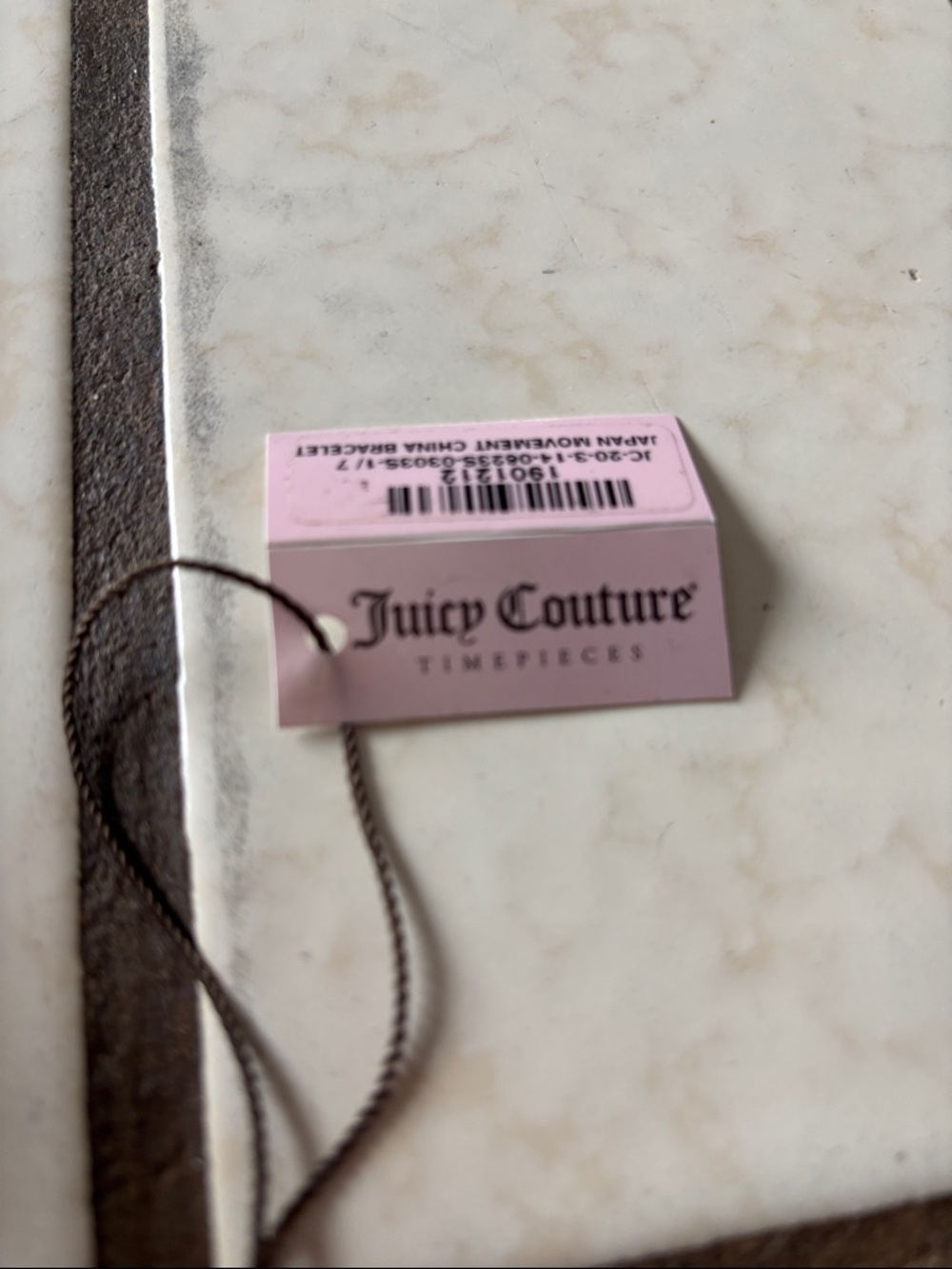 JUICY COUTURE “TIMEPIECE” Swarovski Crystal Pavé Statement Watch. - Picture 6 of 10